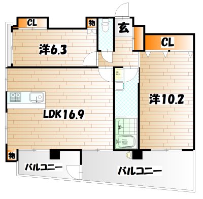 フェルト5 間取り