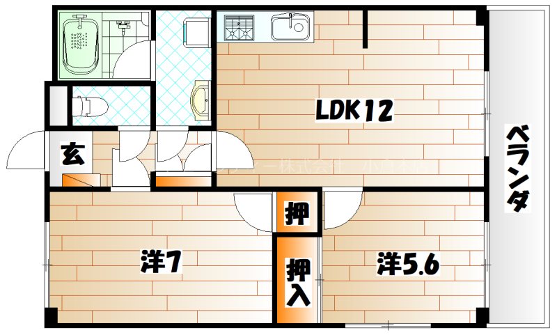 上馬寄スカイハイツ 間取り
