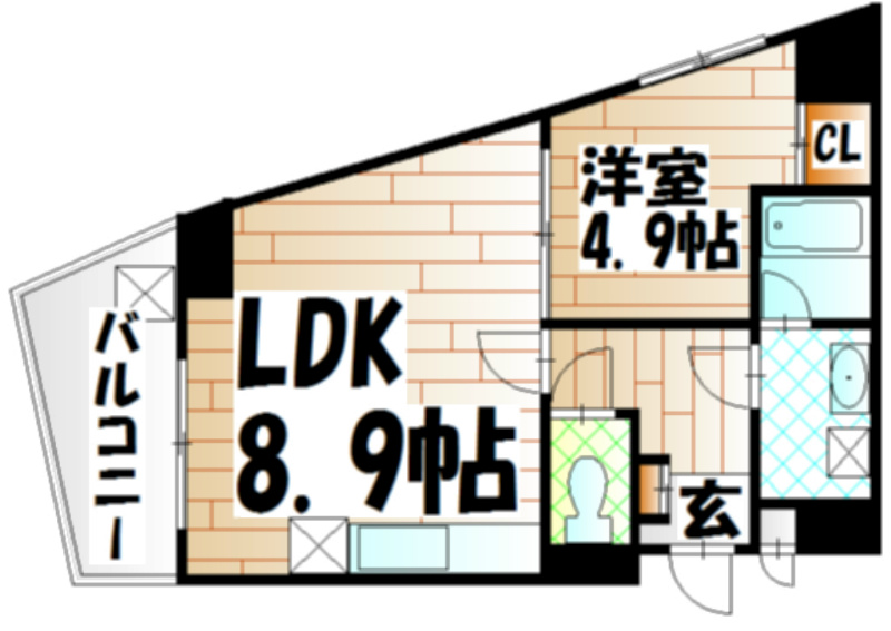 オールセインツ    間取り