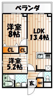 ニシコービルディング門司 間取り