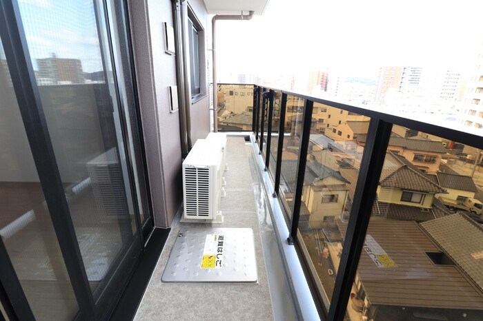 ニシコービルディング門司 ベランダ