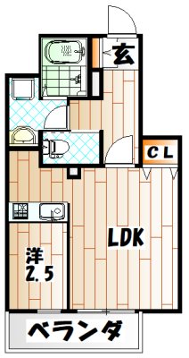 VERDE幸町 間取り