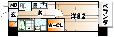 アクシオ北九州   間取り