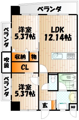 KSK中井コアプレイス 間取り