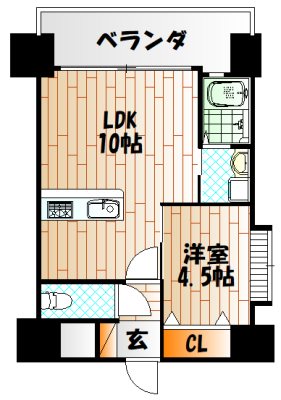 アンテス上到津  間取り