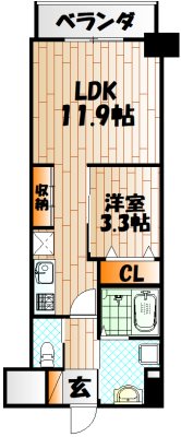 エルザグランツ中津口 間取り