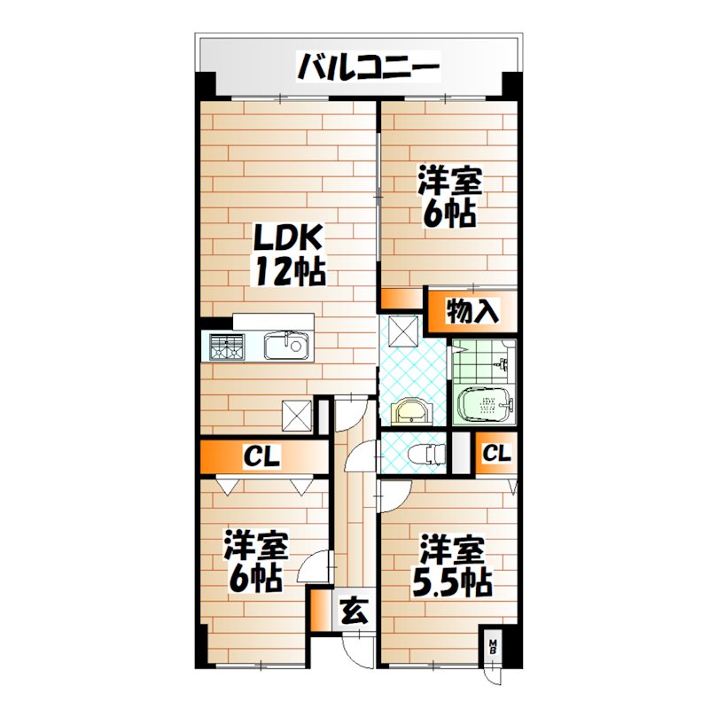 セントラルアベニュー 間取り