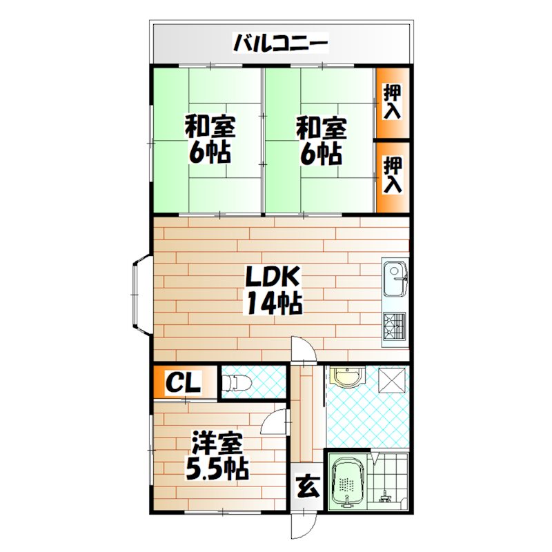 セントラルアベニュー 間取り