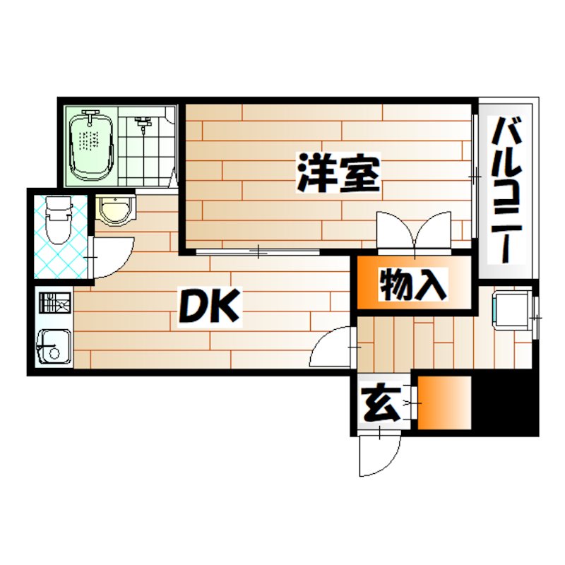ドミール魚町  間取り