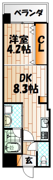 オーヴィジョンQULAS小倉金田 間取り