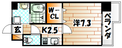アクシオ三萩野  間取り