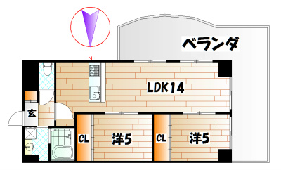 ロイヤルノースナイン 間取り