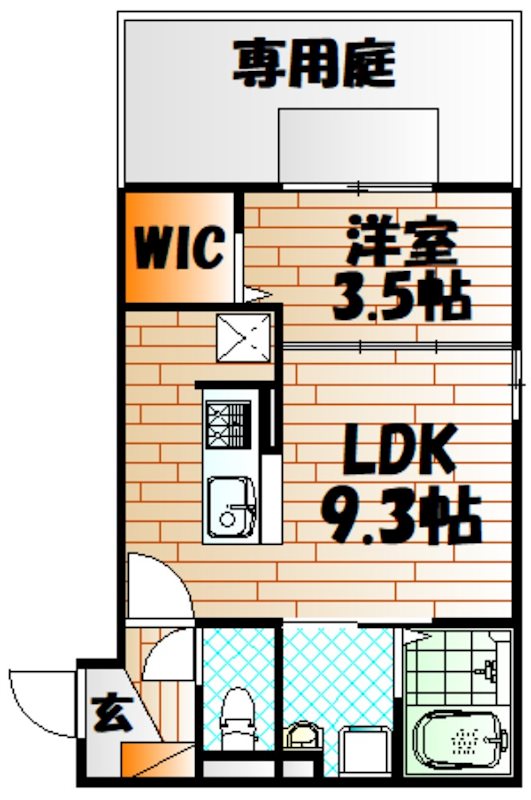D-room下富野   間取り