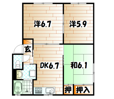 エスポワールＫ 間取り