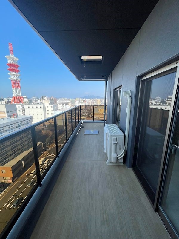 サンレリウス三萩野   ベランダ