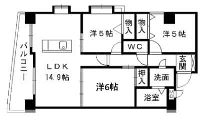 ラビータ北方 間取り