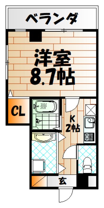 スペースタキ 間取り