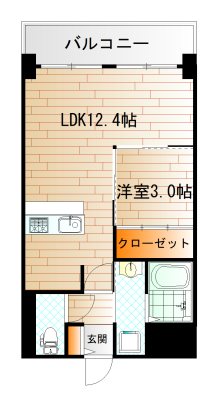 門司ポロニア  間取り
