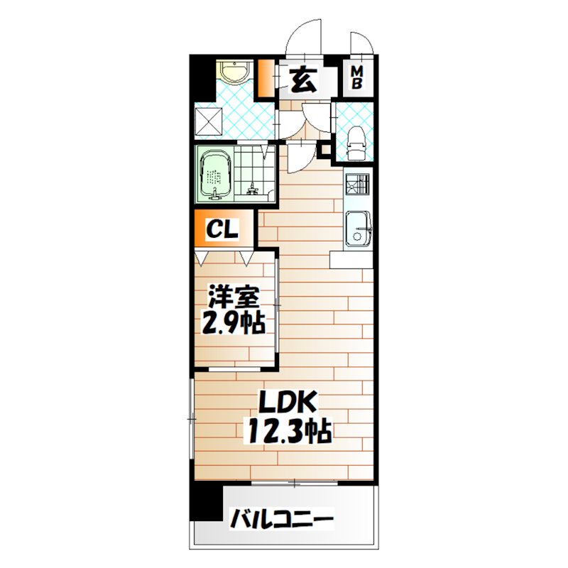 リュシオールレジデンス  間取り