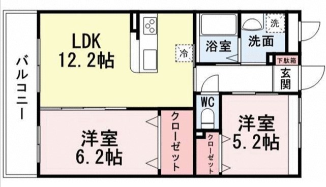 GRACEFUL中井   間取り