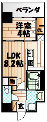 LEGEND紺屋町 間取り