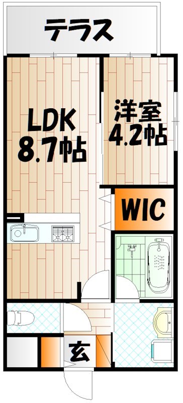 四季荘  間取り