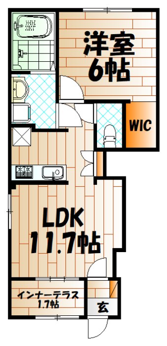 仮）春の町新築アパート 間取り