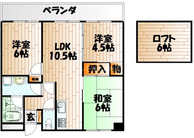 テイアイ　NO.3   間取り
