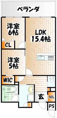 グランドパレス小倉小文字通り   間取り