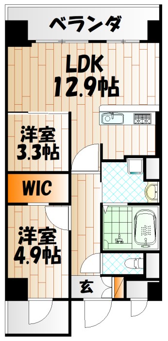 フローリィ279  間取り
