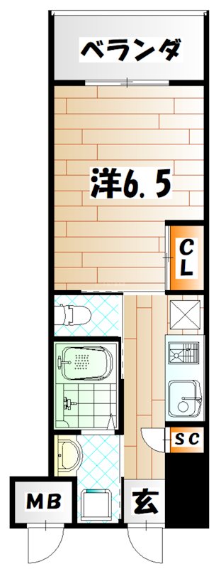 アミュゼ城野 間取り