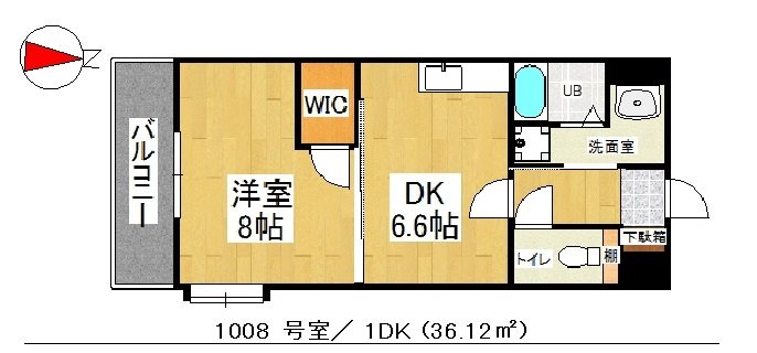 ウィングス片野Ⅱ  間取り