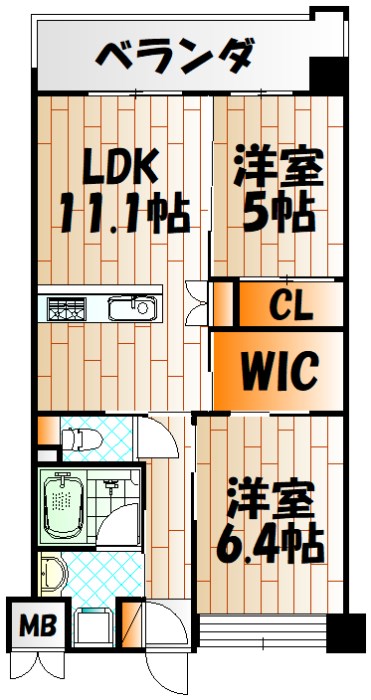 ウィングス西本町 間取り