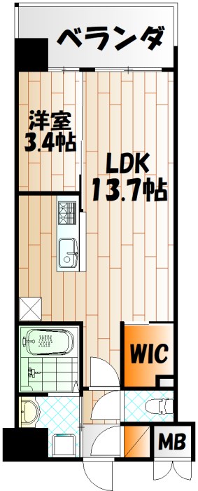 ウィングス西本町 間取り