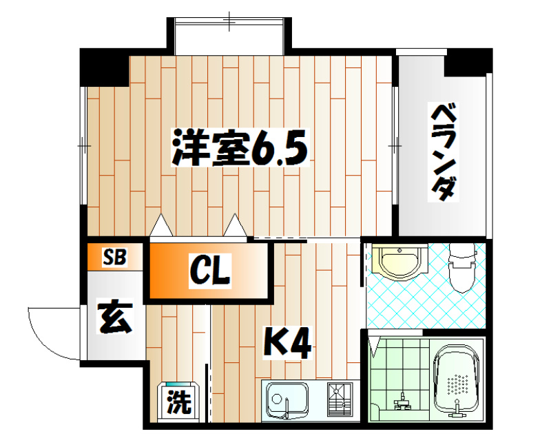 旦過タカヤコーポレーション  間取り