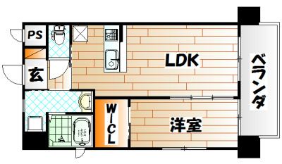 キャトルセゾン中井 間取り