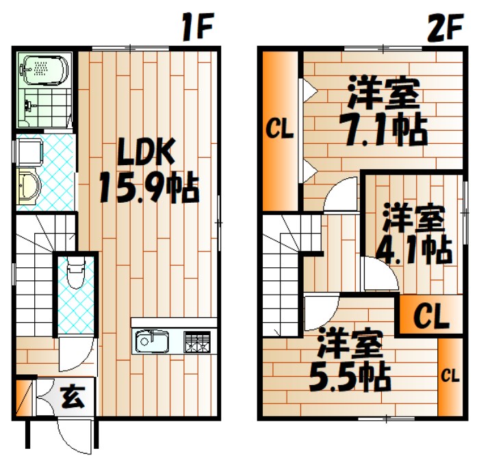 ONIPRO湯川A棟  間取り