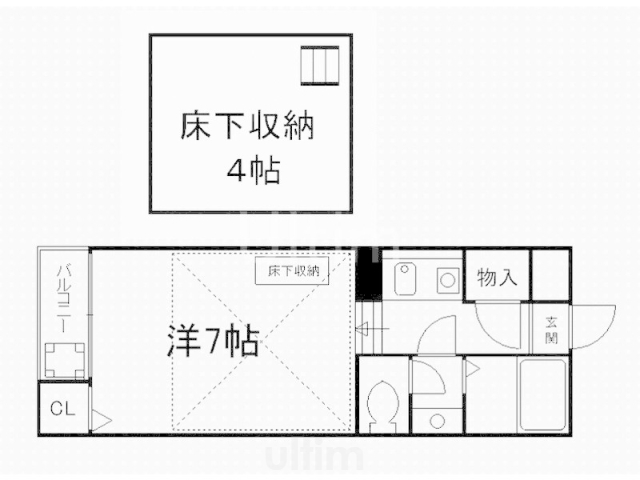キャンベルリバーⅡ番館 間取り
