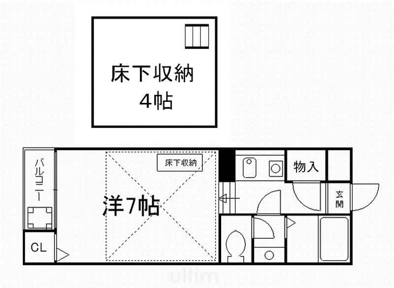 キャンベルリバーⅡ番館 間取り