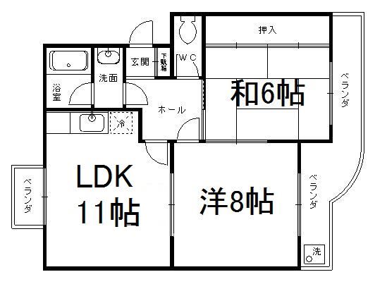 ファームハイツ髙畑 間取り