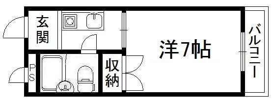 ハイツ池本Ⅰ 間取り