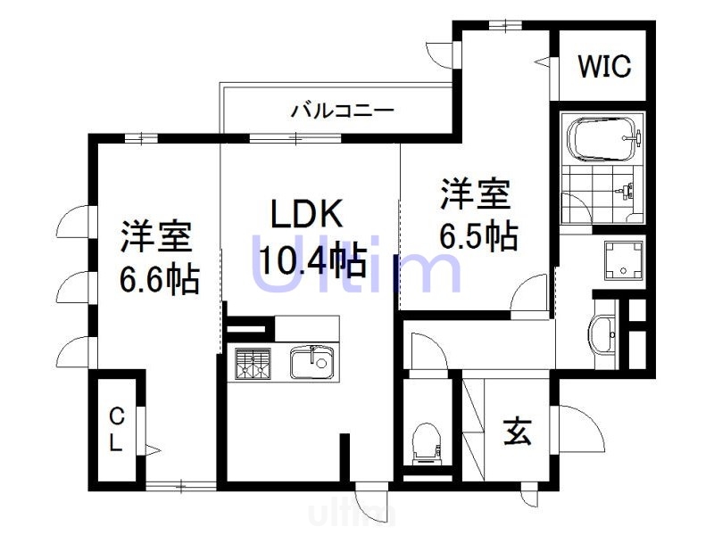 エーデルハイム東香園Ⅱ番館 間取り