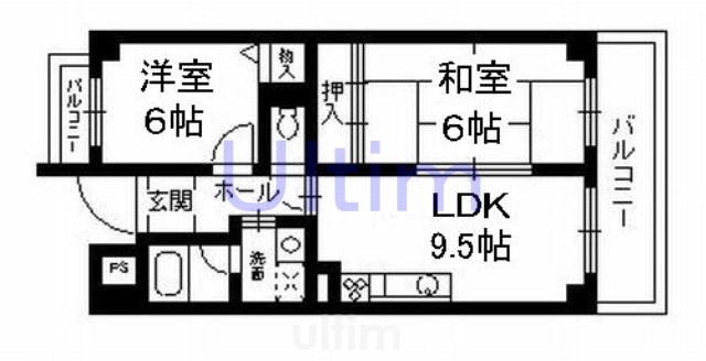アルデールＢ 間取り