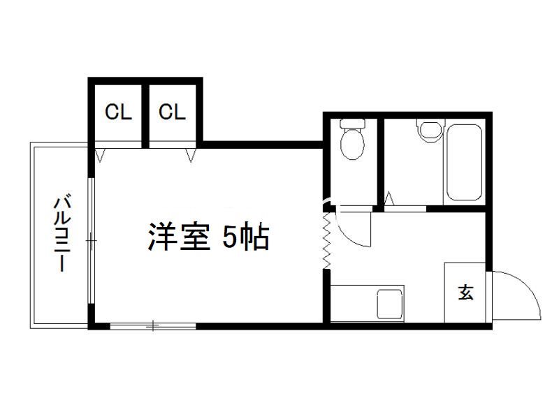 サンハイツ伊勢田 間取り