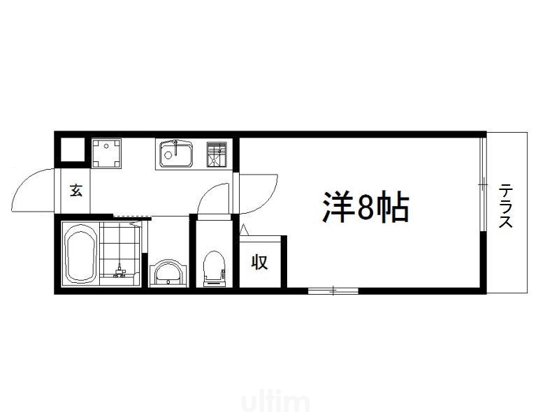 アヴニール京都墨染 間取り