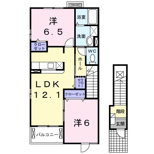 レジデンスカレントＡ 間取り