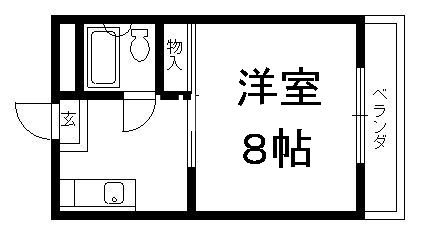 ハイツ福角 間取り