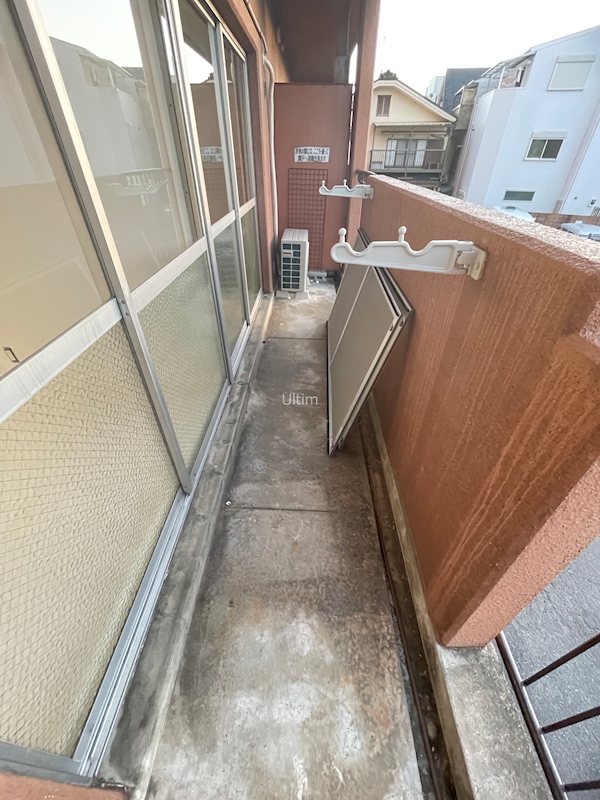 足立ハイツ竹田 ベランダ