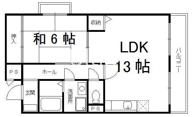 トーシンハイツ桃山 間取り