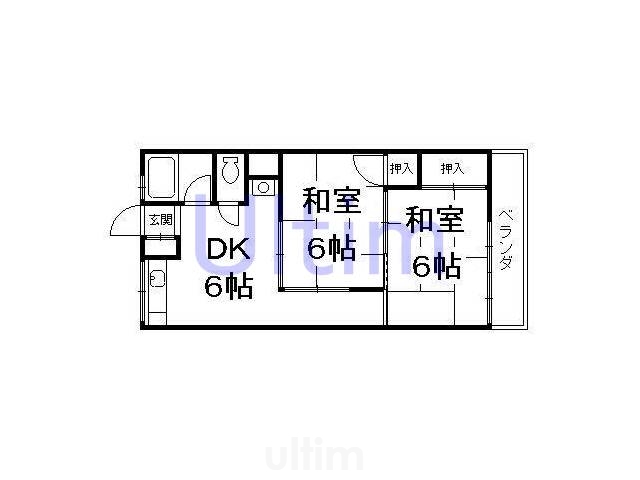 コーポラス城南 間取り